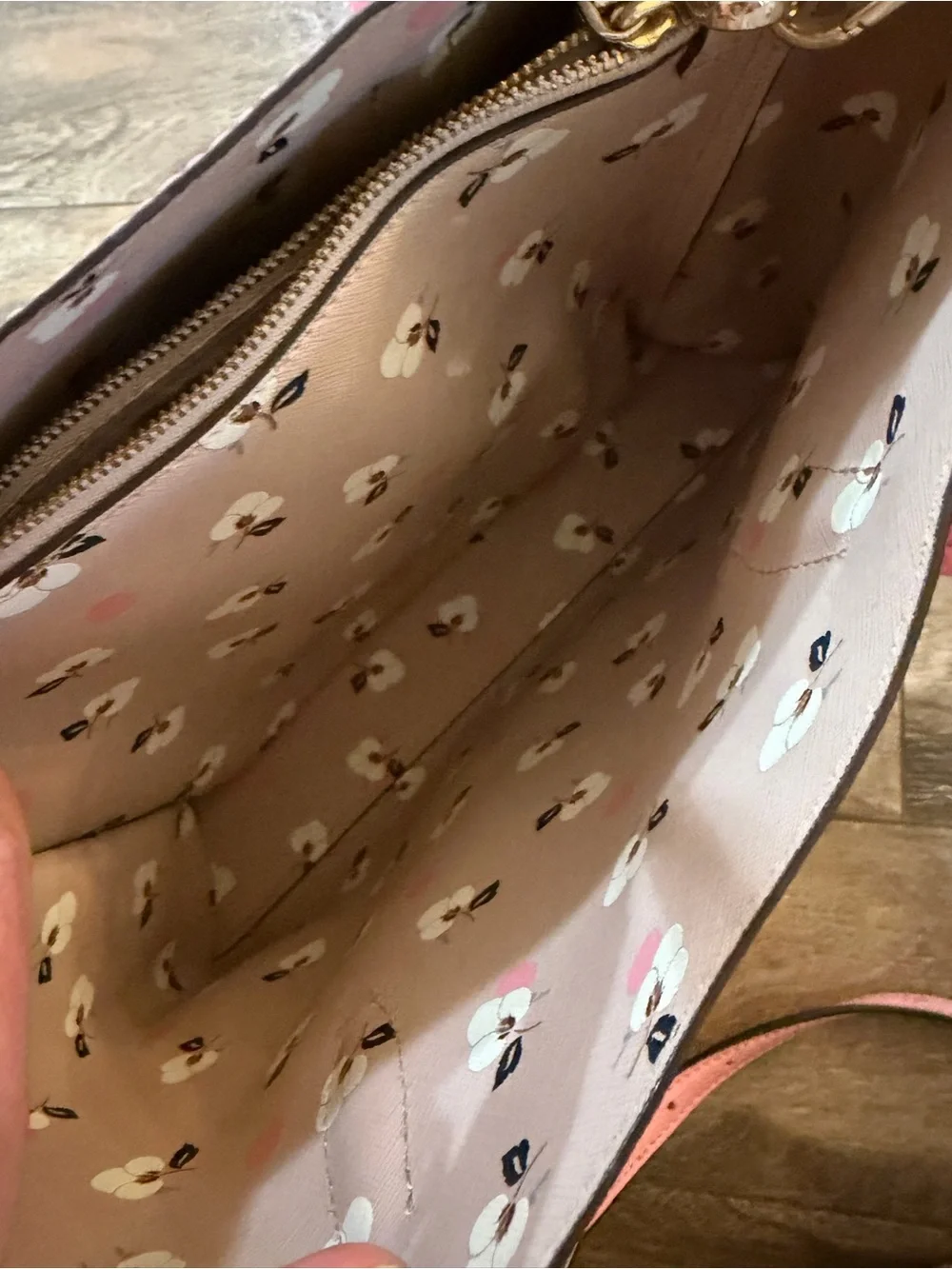 kate spade Pink Leather Tote with Removable Crossbody Strap